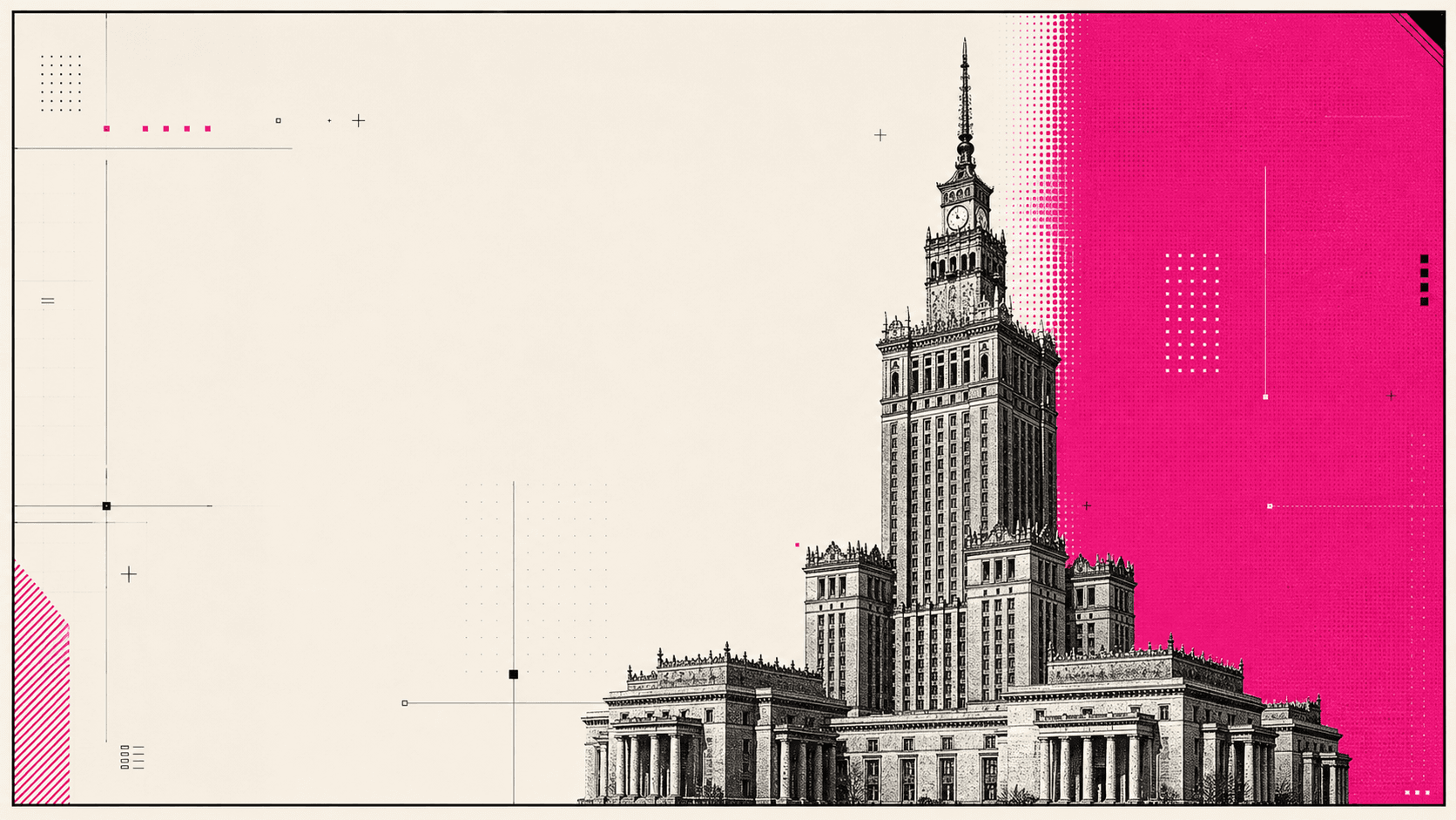 Palace of Culture and Science in the GTM Tech Week Warsaw visual system